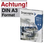 Inacopia Kopierpapier DIN A3 hochweiß 80 g/m²