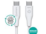 eSTUFF INFINITE Superweiches USB-C-auf-USB-C-Kabel, 1 m – 100 % recycelter, PVC-freier Kunststoff