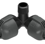 GARDENA Verlegerohrverbinder Winkelstück 25 mm x 3/4 Zoll Aussengewinde Sprinklersystem