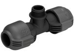 GARDENA Verlegerohrverbinder T-Stück 25 mm x 3/4 Zoll Aussengewinde