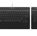 3Dconnexion Tastatur Pro mit Numpad Schwarz - US