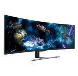 LC-Power Curved Gaming-Monitor LC-M49-DFHD-144-C-Q QLED-VA-Display 124,5 cm (49")