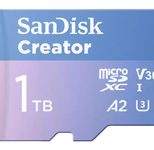 SanDisk Creator MicroSDXC-Karte - 1 TB mit SD-Adapter
