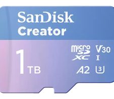 SanDisk Creator MicroSDXC-Karte - 1 TB mit SD-Adapter