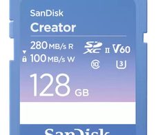 SanDisk Creator SDXC-Speicherkarte 128 GB