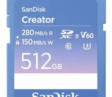 SanDisk Creator SDXC-Speicherkarte 512 GB