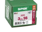SPAX® Universalschrauben T15 3,5x16 1000 St.
