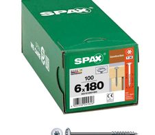 SPAX® Holzbauschrauben T30 6x180 100 St.