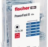 fischer Holzbauschrauben Meisterbox - PowerFast II PH VG TX 110-teilig