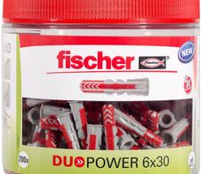 fischer DuoPower 6x30 Dose Universaldübel-Sortiment 6 x 30 mm, 200 Stück