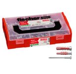 fischer FixTainer - DuoPower / DuoSeal + S Dübel- und Schrauben-Sortiment 275 Stück