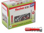 fischer DuoPower 5x25 S PH Dübel mit Schrauben 5 x 25 mm, 50 Stück