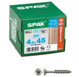 SPAX® Fassadenschrauben A2 T20 4,5x45 200 St.