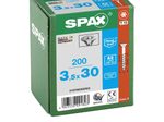 SPAX® Universalschrauben A2 T15 3,5x30 200 St.