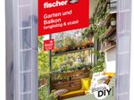 fischer Praktische Helfer - Garten Dübel- und Schrauben-Sortiment 71 Stück