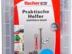 fischer Praktische Helfer - Garten Dübel- und Schrauben-Sortiment 71 Stück
