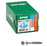 SPAX® Fassadenschrauben A2 T20 5x80 100 St.