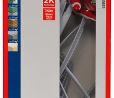 fischer DuoTec 10 S PH Dübel mit Schrauben 10 x 50 mm, 10 Stück