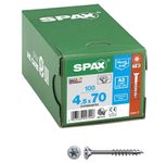SPAX® Universalschrauben T20 Senkkopf Edelstahl A2 4,5 x 70 mm