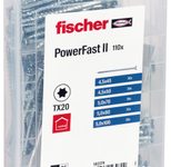 fischer Holzbauschrauben-Sortiment Meisterbox - PowerFast II SK TG 110-teilig