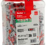 fischer BigBox - DuoPower 8x40 Universaldübel-Sortiment 8 x 40 mm, 450 Stück