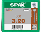 SPAX® Rückwandschrauben T10 3x20mm 300 St.