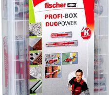 fischer Profi-Box - DuoPower kurz/lang Universaldübel-Sortiment 150 Stück