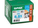 SPAX® Terrassenschrauben T25 Zylinderkopf A2 5 x 51 mm