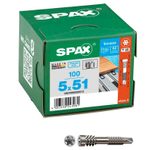 SPAX® Terrassenschrauben T25 Zylinderkopf A2 5 x 51 mm