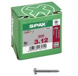 SPAX® Universalschrauben T10 3x12 200 St.