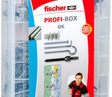 fischer Profi-Box - GK + Screws Dübel- und Schrauben-Sortiment 101 Stück