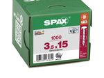 SPAX® Universalschrauben T15 3,5x15 1000 St.