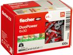 fischer DuoPower 6x30 Universaldübel-Sortiment 6 x 30 mm, 100 Stück