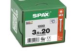 SPAX® Universalschrauben T20 3,5x20 1000 St.
