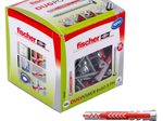 fischer DuoPower 6x50 S PH Dübel mit Schrauben 6 x 50 mm, 50 Stück