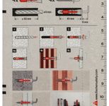 fischer DuoPower 8x40 WH K Dübel mit Schrauben 8 x 40 mm, 4 Stück