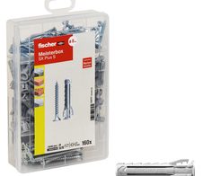fischer Meister-Box - SX Plus S Dübel- und Schrauben-Sortiment 160 Stück