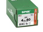 SPAX® Universalschrauben T20 4,5x40 500 St.