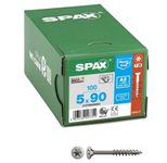 SPAX® Universalschrauben T20 Senkkopf Edelstahl A2 5 x 90 mm