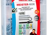 fischer Meister-Box - GK + S + H Dübel- und Schrauben-Sortiment 100 Stück