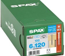 SPAX® Holzbauschrauben T30 A2 6x120 100 St.