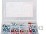 fischer Profi-Box - DuoPower Dübel- und Schrauben-Sortiment 70 Stück