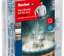 fischer Holzbauschrauben-Sortiment Meisterbox - PowerFast II SK TG/VG TX 222-teilig