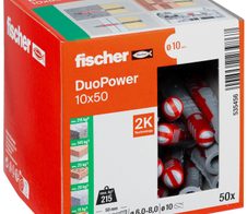fischer DuoPower 10x50 Universaldübel-Sortiment 10 x 50 mm, 50 Stück