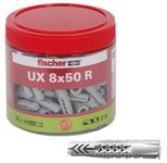 fischer UX 8x50 R Universaldübel-Sortiment 8 x 50 mm, 75 Stück
