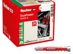 fischer DuoPower 8x65 S Dübel mit Schrauben 8 x 65 mm, 25 Stück