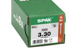 SPAX® Universalschrauben T10 3x30 1000 St.