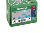 SPAX® Universalschrauben A2 T15 3,5x40 200 St.