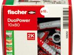 fischer DuoPower 10x80 Universaldübel-Sortiment 10 x 80 mm, 25 Stück