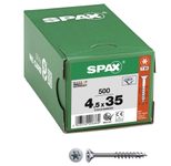 SPAX® Universalschrauben T20 4,5x35 500 St.